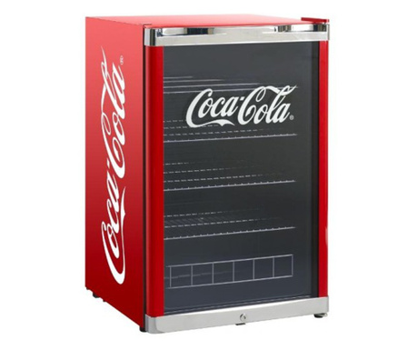 Mini frigider pentru bauturi, Coca-Cola, 115 litri