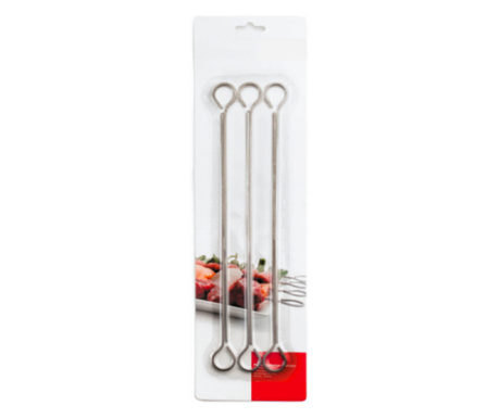 Set 6 tepuse din inox pentru frigarui, 40.5 cm