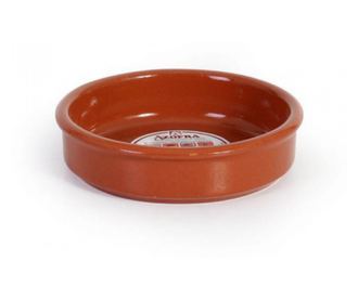 Vas rotund din ceramica arsa pentru cuptor, 12 cm diametru