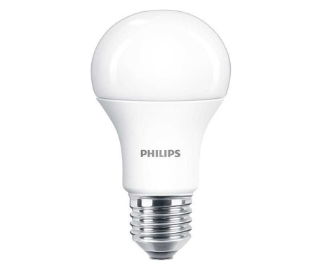 Bec LED Philips E27 A60 13W (100W), lumina calda 2700K, 929001234531, 2 bucati/blister
