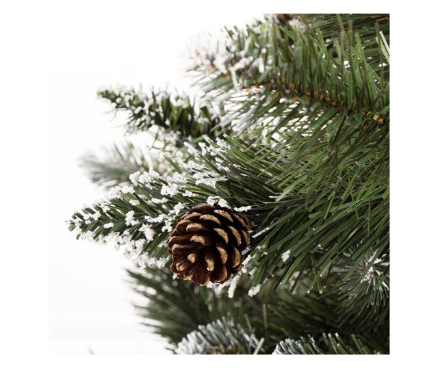 Brad artificial Christmas Deluxe by Sersimo, Danemark, nins cu conuri, 220cm