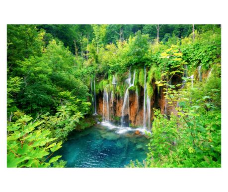Platnena slika Plitvice Hrvatska Vodopad56, 90 x 60 cm