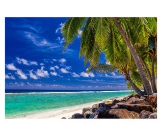 Aspira Cetăţean Ale mele  Fototapet Palmieri, plaja tropicala, 200 x 150 cm - Vivre