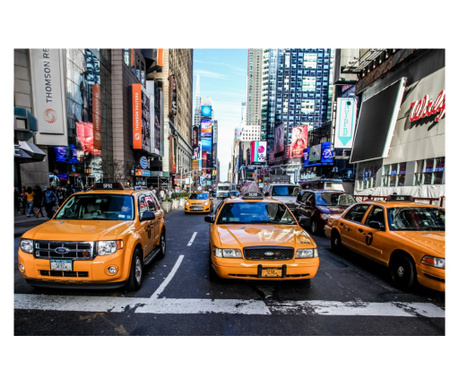 Fotótapéta Yellow taxis in New York, 250 x 150 cm