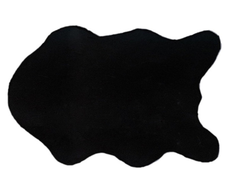 KOND Blană artificială, neagră, 60x90, IEPPE TIP 1