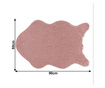 Blănă artificială KOND, roz/roz auriu, 60x90, VULPE TIP 3