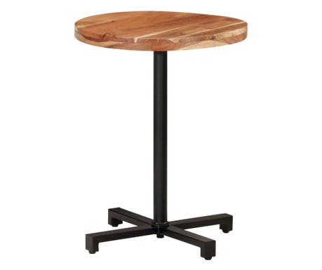 Bistro stůl kulatý Ø 60 x 75 cm masivní akáciové dřevo