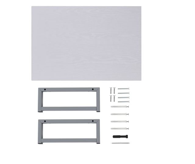 Set namještaja za kupaonicu, 2 komada, bijela, keramika