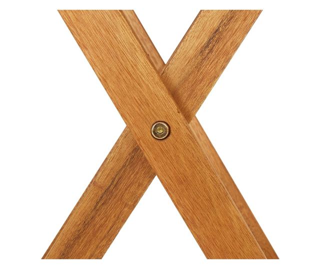 Set namještaja za vrt, sklopiv, 3 dijela, masivno drvo akacije