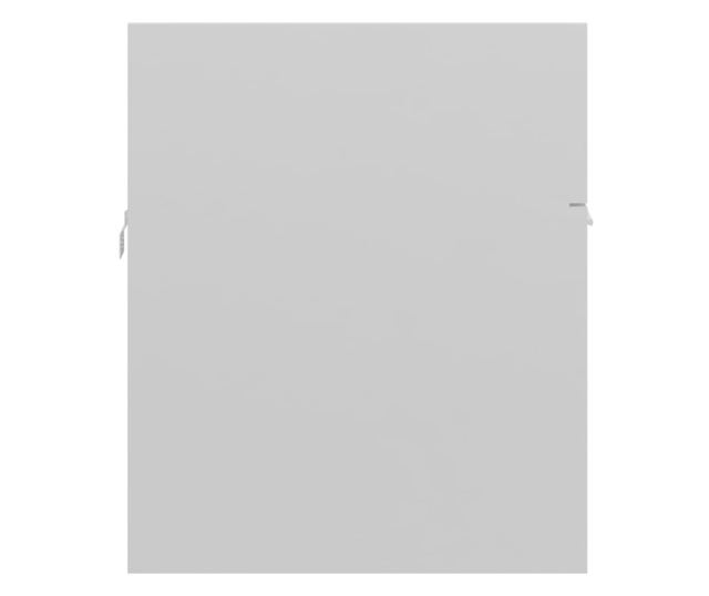 Set kupaonskog namještaja, 2 dijela, ekstra sjajna bijela, iverica