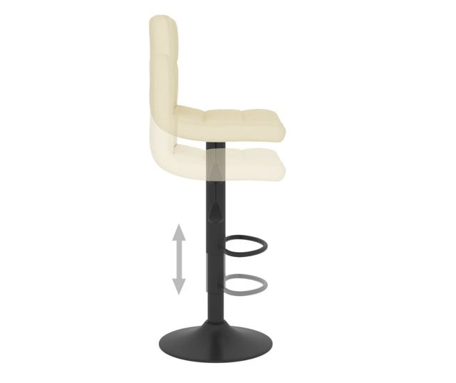 Barski stoli, 2 kosa, krem, blago