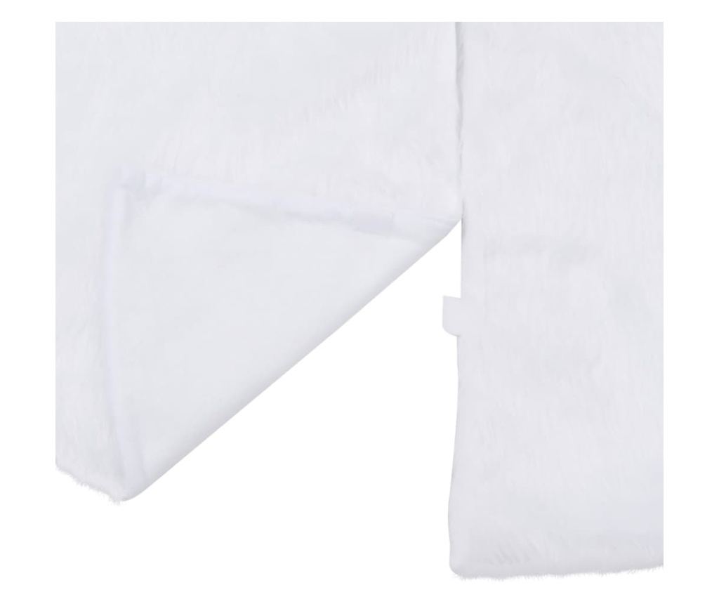 Tepih za božićno drvce, bijeli, 150 cm, umjetno krzno - 3