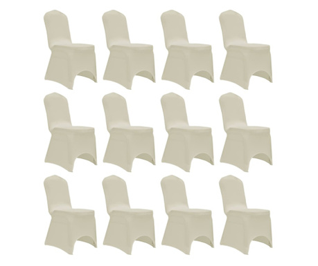 12 db krémszínű sztreccs székszoknya