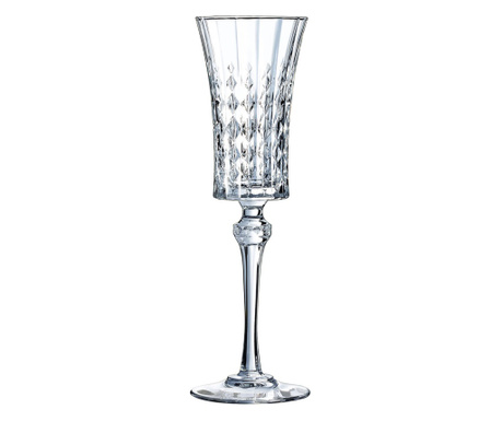 Чаша за шампанско Cristal d’Arques Paris Lady Diamond Прозрачен Cтъкло (15 cl) (Pack 6x)