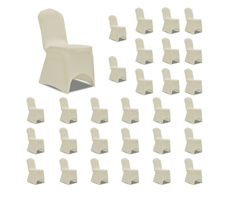 30 db krémszínű sztreccs székszoknya