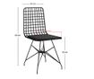 Set stol i stolice (5 dijelova)  60x120x75 cm