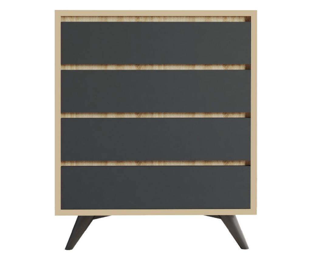 Comodă cu 4 sertare 40x70x86 cm - 3