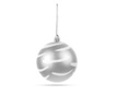Karácsonyfadísz szett - gömbdísz - ezüst - 6 db / csomag