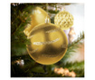 Karácsonyfadísz szett - gömbdísz - arany - 6 db / csomag