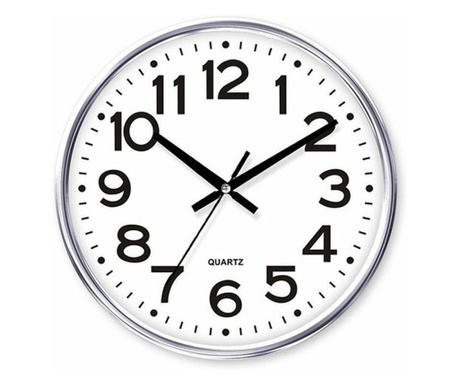 Стенен часовник Timemark Сребрист