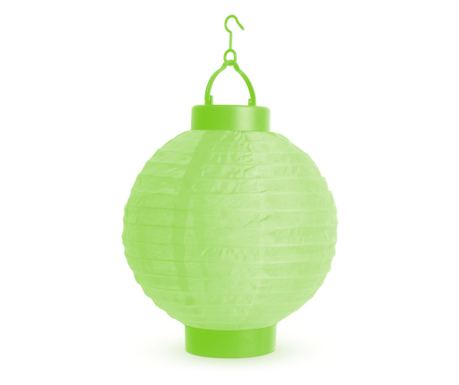 LED-es lampion - 1 LED - zöld - 2 x AAA