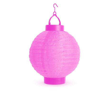 LED-es lampion - 1 LED - magenta - 2 x AAA