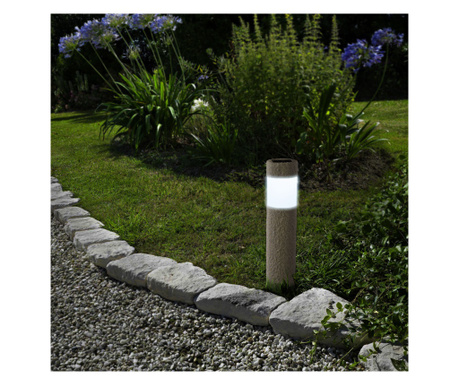 LED соларна лампа – имитация на камък