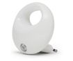 LED készenléti lámpa fényérzékelővel, 230 V, 1W, Ø 8 cm, Fehér