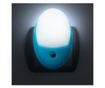 Éjjeli lámpa mozgásérzékelőkkel, 9 LED, 240 V, 0.5 W, 40 Lm, Hideg fehér, 120 x 60 x 60 mm, Kék