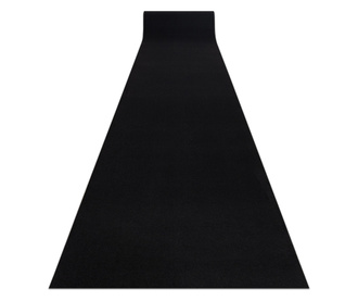 Csúszásgátló futó szőnyeg RUMBA egyszínű fekete 80 cm 80x350 cm