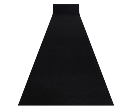 Pločnik RUMBA gumiran, enobarvni črna 80 cm 80x350 cm