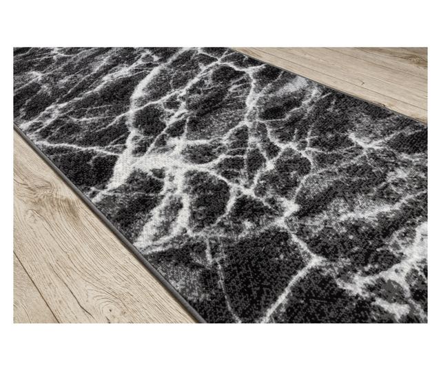 Пътеки BCF MORAD Marmur Мрамор антрацит / черен 60 cm 60x620 cm