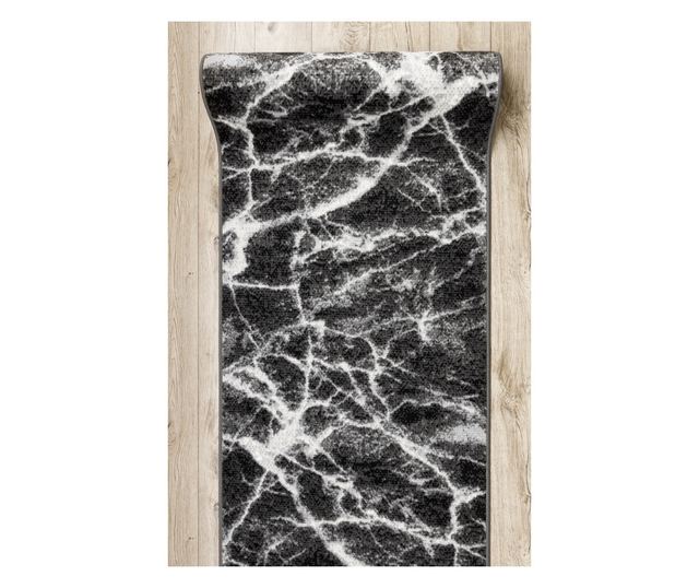 Пътеки BCF MORAD Marmur Мрамор антрацит / черен 60 cm 60x620 cm