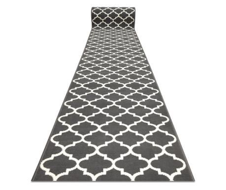 Bcf futó szőnyeg MORAD Trelis marokkói rácsos szürke / krém 60 cm 60x120 cm