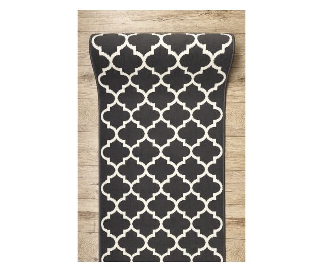 Пътеки BCF MORAD Trelis Марокански решетка сив / сметана 100 cm 100x480 cm