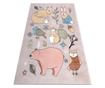 Koberec FUN Forester pro děti, zvířata, lesní béžová 80x150 cm