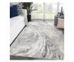 Covor TULS structural, franjuri 51328 Vintage, abstracțiune fildeş / gri 120x170 cm