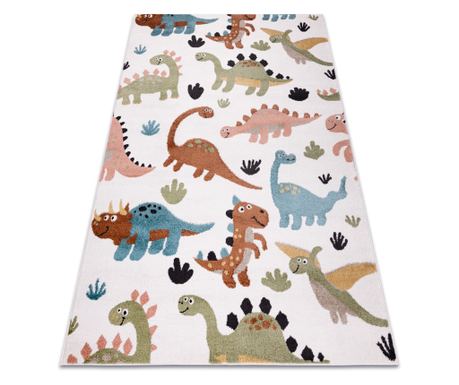 Χαλί FUN Dino παιδιά Δεινόσαυροι κρέμα 200x290 cm