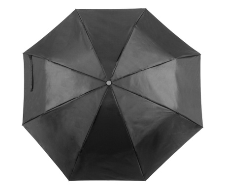 Сгъваем чадър Ziany, ръчен, 8 ребра, 96см, Черен