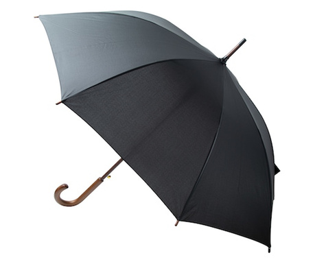 Луксозен чадър André Philippe, ветроустойчив, 8 ребра, 105см, Черен