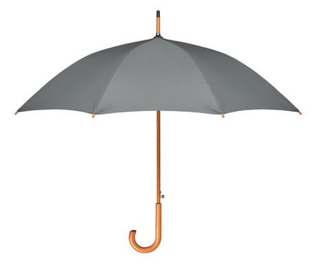 Елегантен чадър Camy, 23 инчов, автоматично отваряне, Сив