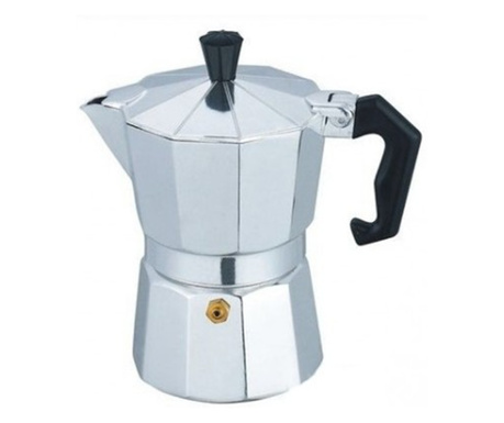 Espressor cafea manual din aluminiu Bohmann, pentru aragaz, capacitate 3 cesti