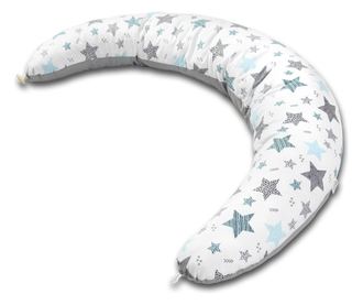 Perna gravide 200x35 cm cu husa detasabila Kidizi Hanna All Mint Stars