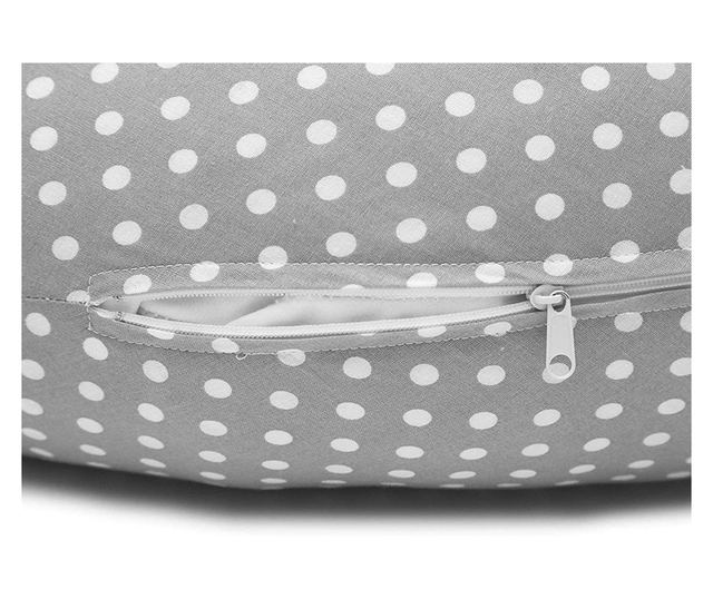 Perna gravide 200x35 cm cu husa detasabila Kidizi Hanna All Mint Stars