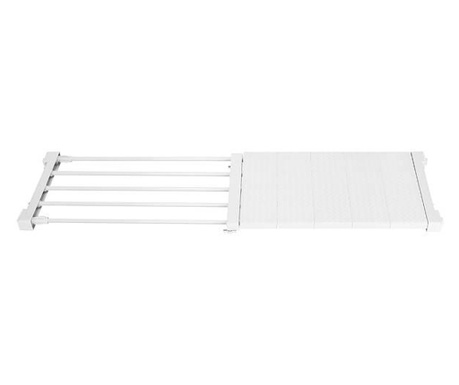Raft retractabil pentru dulap, frigider sau alte spatii inguste, 24x36,5-86 cm, alb