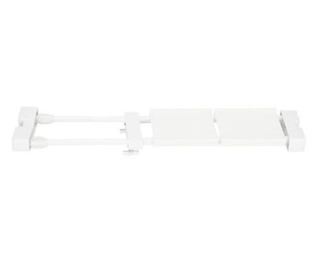 Raft retractabil pentru dulap, frigider sau alte spatii inguste, 10x36,5-55 cm, alb