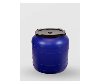 150 литрова туба, с капачка на винт, Sterk, синя пластмаса