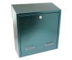 Пощенска кутия, зелена, размер С4, 37.5x17.5x40 см, Дамех