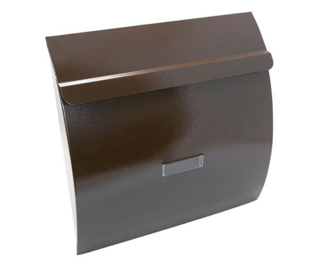 Пощенска кутия, кафява, размер С4, 36х7.5х36 см, Дамех