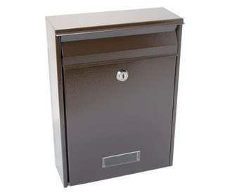 Пощенска кутия, кафява, размер B5, 22x9x30 см, Damech